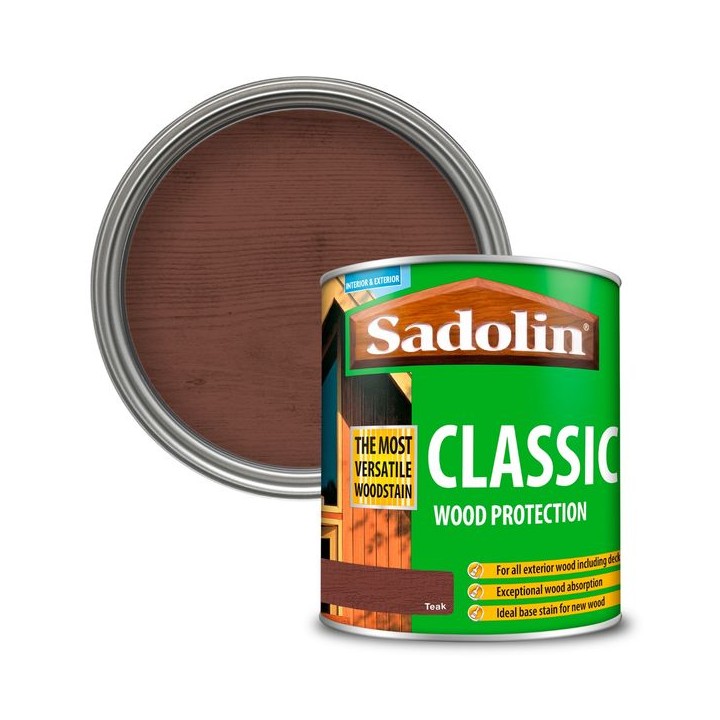 Sadolin Classic Wood Protection 1L Teak