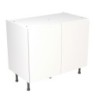 Flatpack Base Unit J-pull Super Gloss White 1000mm - FKKJ0008