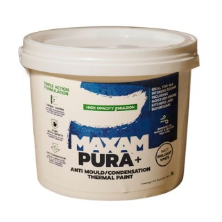MAXAM PURA+  Anti Mould/Condensation Thermal Paint 5L White