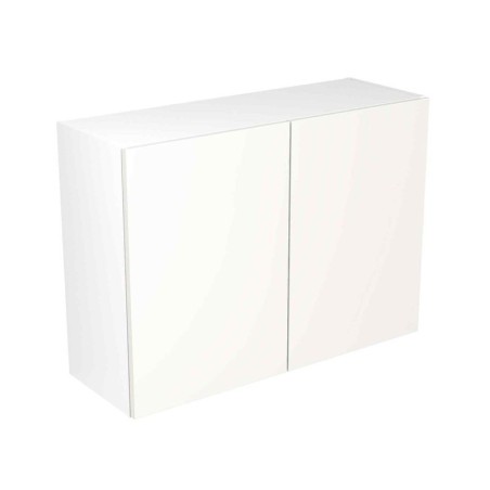 Flatpack Wall Unit Value Slab Standard Matt White 1000mm - FKKM1015