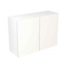 Flatpack Wall Unit Value Slab Standard Matt White 1000mm - FKKM1015