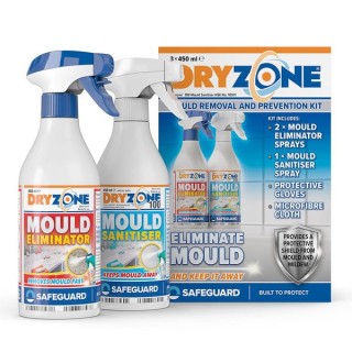 Safeguard Dryzone Mould Removal Kit (3 X 450ml)