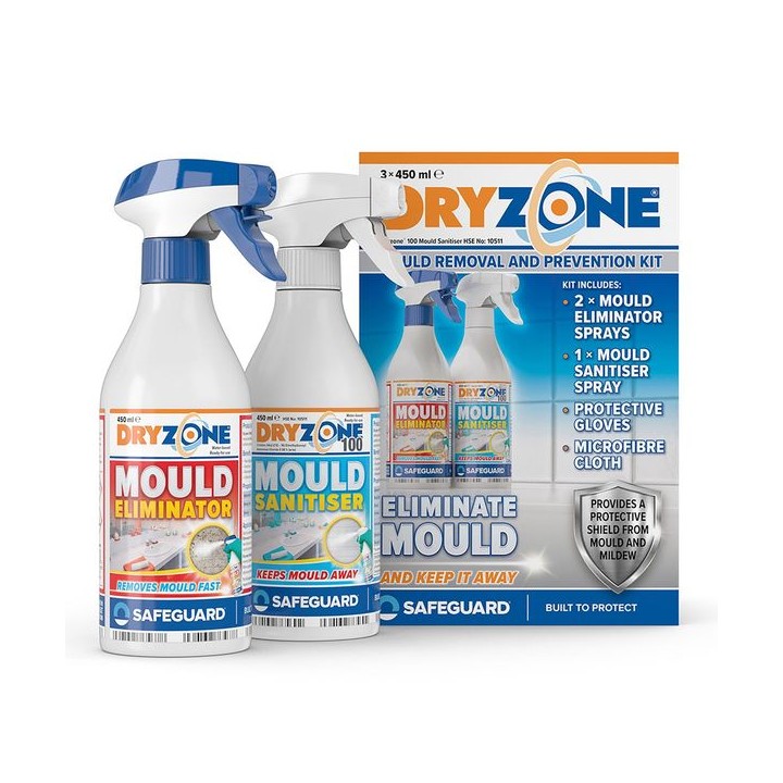 Safeguard Dryzone Mould Removal Kit (3 X 450ml)