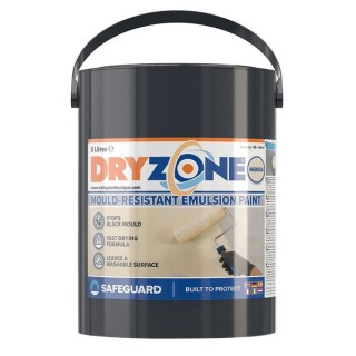 Safeguard Dryzone Anti-mould Emulsion Paint 5L Magnolia