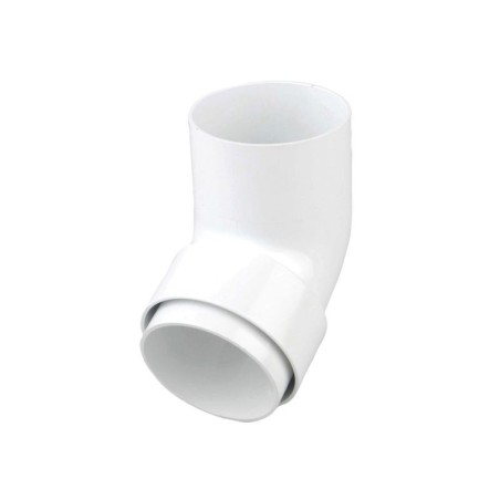 Wavin Osma RoundLine offset bend spigot 68mm white 0T026W