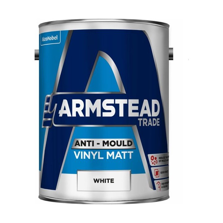 Armstead Anti Mould Vinyl Matt White 5L