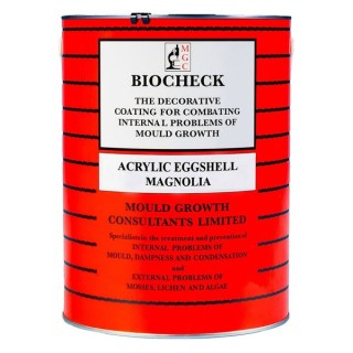 MGC 30101 Biocheck Acrylic Eggshell Magnolia 5L