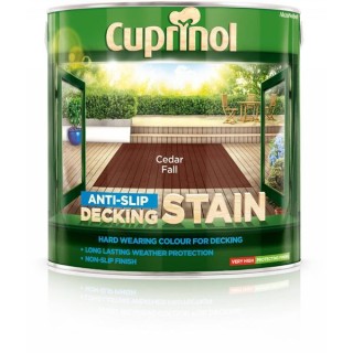 Cuprinol Anti Slip Decking Stain 2.5L Cedar Fall