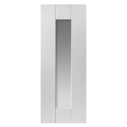 JB Kind Axis 1 Light Clear Glazed White Primed Door 1981 x 838 x 35mm