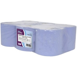 Pristine Standard 2ply Centrefeed Blue 150m