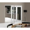 Jci Door Pre Finished 1 Light White Room Divider 2100 x 40mm