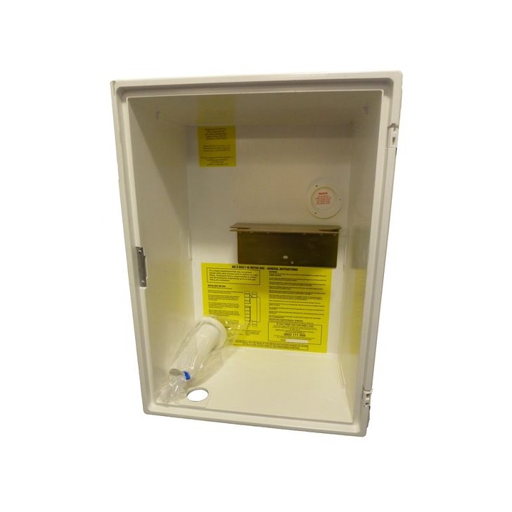 Mitras Recessed Gas Meter Box White Box Only