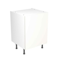 Flatpack Base Unit Value Slab Standard Matt White 600mm - FKKM1004