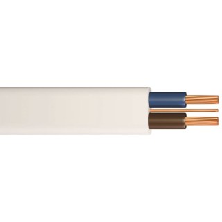 TIME Twin & Earth Cable LSZH 6242B 2.5mm² White 100M