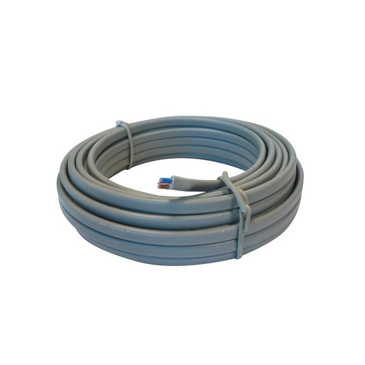 4TRADE 6242Y 1.0mm Twin & Earth Cable Grey 10m