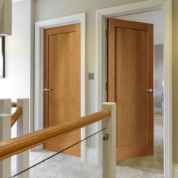 Jb Kind Oak Etna 1Panel Un Finish Veneer Door 1981 x 610 x 35mm