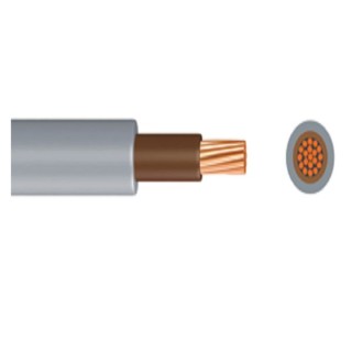 Time 6181Y 25mm Meter Tails Cable Brown 50m