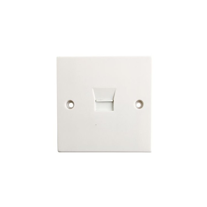 4TRADE Telephone Wall Plate Socket