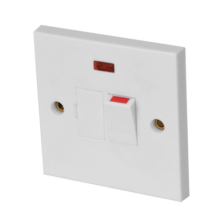 4Trade Switched Fused Connection Unit 13 Amp Neon