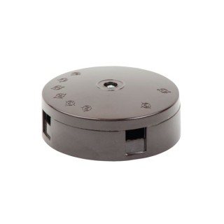 4TRADE 5A 4TERMINAL Junction Box Brown