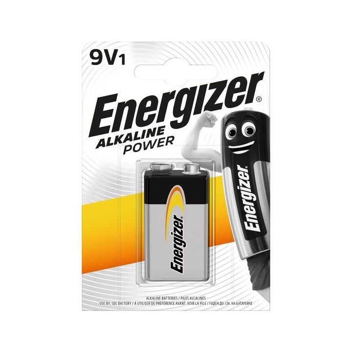 Energizer Alkaline Power 9V 522 BP Battery