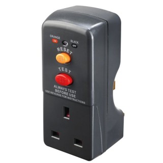 Masterplug 13A Plug RCD Safety Adaptor 3120W 240V AC