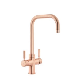 Abode Protex 3 in 1 Instant Hot Water Mono Bloc Kitchen Mixer Urban Copper