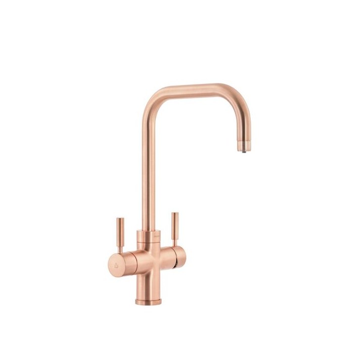 Abode Protex 3 in 1 Instant Hot Water Mono Bloc Kitchen Mixer Urban Copper