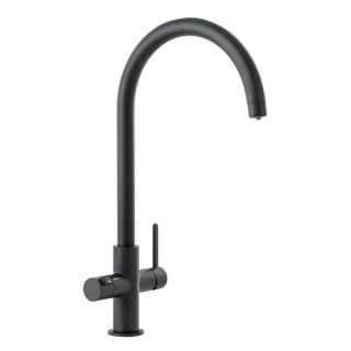 Abode Prothia Slimline 3 in 1 Hot Water Tap And Filter Matt Black