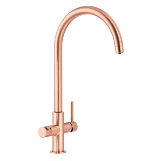 Abode Prothia Slimline 3 in 1 Hot Water Tap And Filter Urban Copper