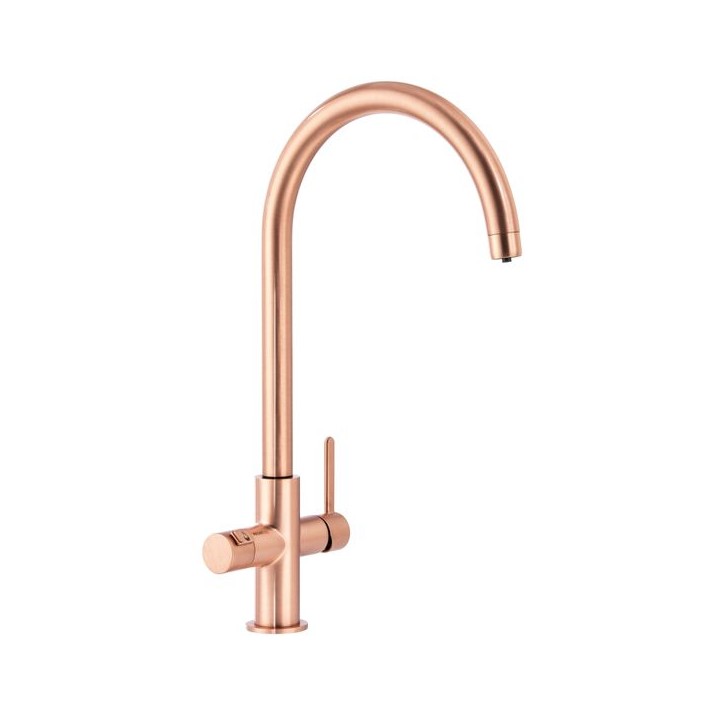 Abode Prothia Slimline 3 in 1 Hot Water Tap And Filter Urban Copper