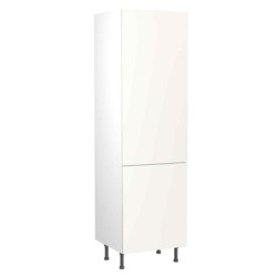 Flatpack Larder Unit Value Slab Standard Matt White 600mm - FKKM1034