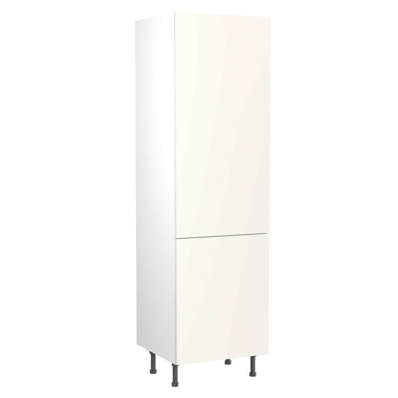 Flatpack Larder Unit Value Slab Standard Matt White 600mm - FKKM1034