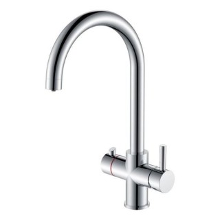 Reginox Attenzi 3 in 1 Hot Water Tap Chrome