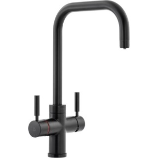 Abode Protex 3 in 1 Instant Hot Water Mono Bloc Kitchen Mixer Tap Matt Black