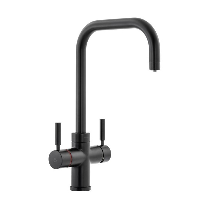 Abode Protex 3 in 1 Instant Hot Water Mono Bloc Kitchen Mixer Tap Matt Black