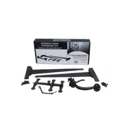Ledged Door Hardware Set Beeswax