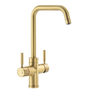 Abode Propure 4 in 1 Hot Water Tap And Filter Brushed Brass