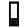 Deanta Sandringham Black Finish Bevelled Glaze 1981mm x 610mm x 35mm