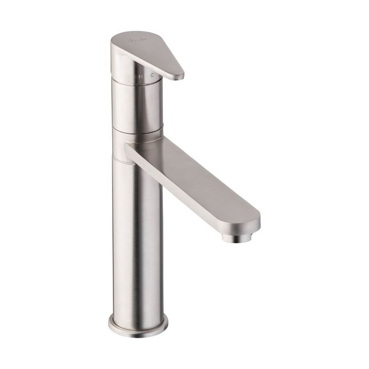 Abode Prime Single Lever Sink Tap Brushed Nickel AT1255