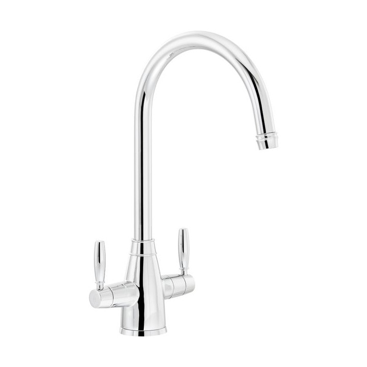 Abode Upton Dual Lever Monobloc Sink Tap Chrome AT2073