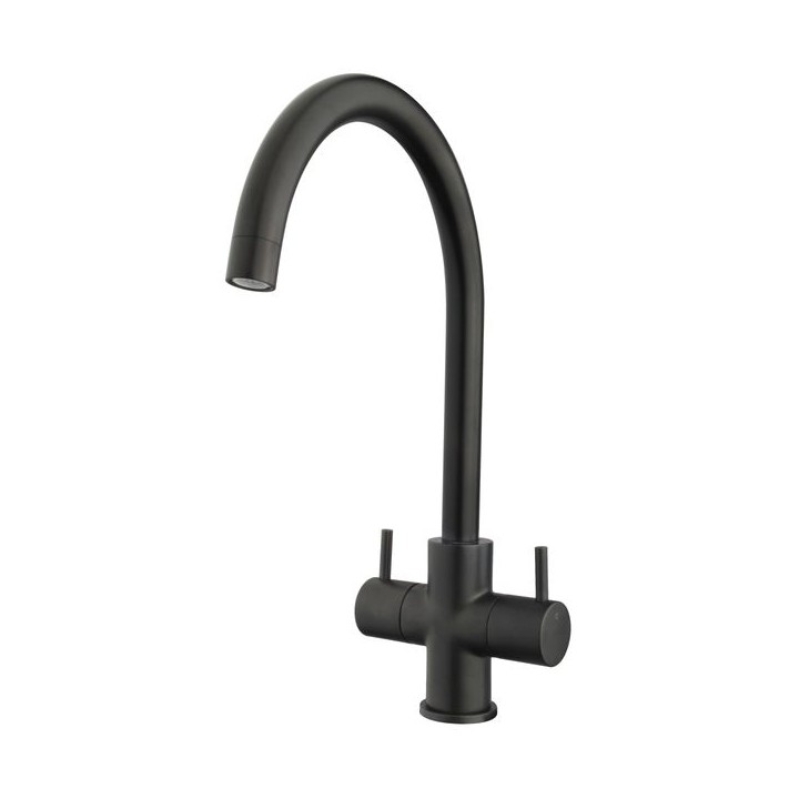 Chantilly Monoblock Sink Mixer Matt Black