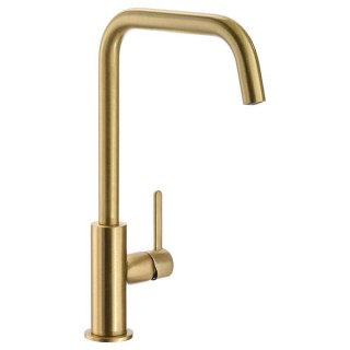 Abode Althia Single Lever Monobloc Kitchen Mixer Tap Brushed Brass AT2103