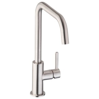 Abode Althia Single Lever Monobloc Kitchen Mixer Tap Brushed Nickel AT1259