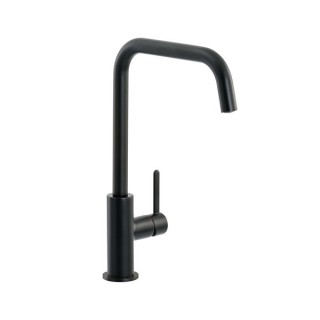 Abode Althia Single Lever Monobloc Kitchen Mixer Tap Matt Black AT1270