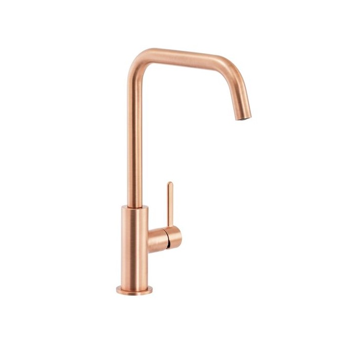 Abode Althia Single Lever Monobloc Kitchen Mixer Tap Urban Copper AT1272
