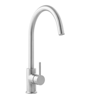 Arras Monobloc Swan Neck Sink Mixer Tap Chrome