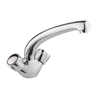 Methven VR104-5 Deva Vitality Round Chrome Sink Mixer