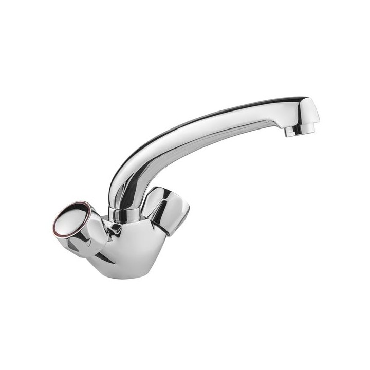 Methven VR104-5 Deva Vitality Round Chrome Sink Mixer