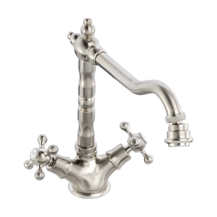Abode AT1044 Melford Mono Kitchen Mixer Tap Brushed Nickel